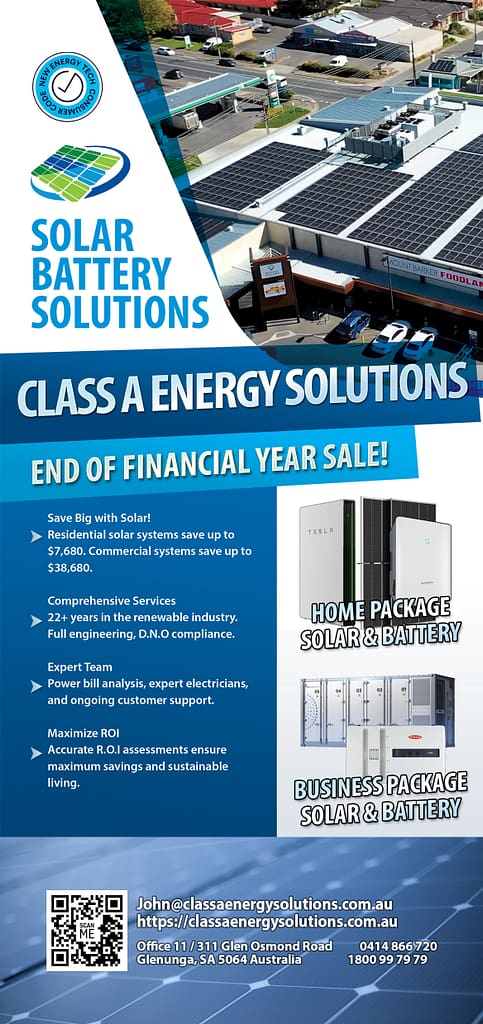 End of Financial Year Sale by Class A Energy Solutions